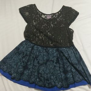 Free People Lace Babydoll Top